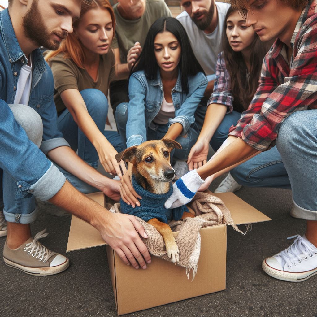 Perros Abandonados son Rescatados y Reciben Atención Veterinaria en la Colonia Emiliano Zapata